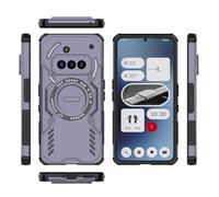 SHIZHNNG Case Cover, Compatibile con Nothing Phone 3A Custodia Rigida, Robusta, Antiurto, Sottile e Solida, con Supporto for la Ricarica Wireless.(Mor)