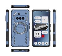 SHIZHNNG Case Cover, Compatibile con Nothing Phone 3A Custodia Rigida, Robusta, Antiurto, Sottile e Solida, con Supporto for la Ricarica Wireless.(Mavi)
