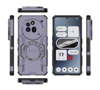 SHIZHNNG Case Cover, Compatibile con Nothing Phone 3A PRO, Custodia Robusta Antiurto, Rigida, Sottile e Solida, con Supporto for la Ricarica Wireless.(Mor)