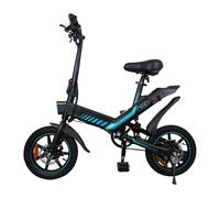 SHIZHUNIAO Bicicletta Elettrica Pieghevole, 14" Bike Elettrica Adulto con 36V 10.4AH/6AH Batteria al Litio, Bici Elettrica Uomo Donna, Max Velocità 25km/h,Fino a 30-45km,Pedalata Assistita