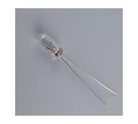 ShiZiChen 50 Pezzi Miniatura 0.07A 3mm 4mm 5mm 1.5V/3V/6V/9V/12V/24V Mini Lampada Lampadina Edison Incandescente Filamento Riso(6V_4MM)