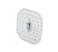 ShiZiChen Modulo LED Luce 220V Luce Bianca 6500K 12W 18W 24W 36W LED Plafoniera Stoppino Disco di Luce Magnetico Modulo Sorgente Luminosa di Ricambio Luce SMD(Square,18W)
