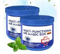 shjxi Air Purification Box | Set da 2 Purificatori Silenziosi Naturali - Purificatori d'Aria per la Rimozione della Polvere per la Casa,Per Appartamento Casa Ufficio Cucina Soggiorno Dormitorio e