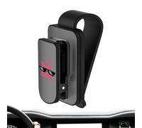 shjxi Clip per occhiali da sole per visiera, robusto accessorio per auto, porta occhiali e porta tessere, per principianti, veicoli di famiglia, interni ed esterni, garage, camion