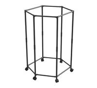shjxi Clothes Drying Rack, Hexagonal Garment Hanger, Space-Saving Laundry Stand, Foldable Dryer for Blanket, Towel, Coat, Home, Dorm, Apartment, Bedroom, Living Room Storage