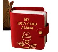 shjxi Holy Card Holder - Custodia portatile da trasporto con 20 tasche, organizer compatto per preghiera per chiesa, devozione, ritiro, viaggi, casa, uso familiare, resistente porta carte,
