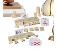 shjxi Impara le Lettere,con Set Divertente Interattivo con Sabbia - Giochi Educativi per Bambini con Parole | per Bambini e Bambine, Scuola a Casa, Asilo, Viaggio, Campeggio, Picnic, Compleanno