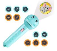 shjxi Kids Projector Toy, Slide Disc Torch, Cartoon Pictures with 80 Patterns, Interactive Light for Storytelling Fun, Projection Game And Bedtime Use, 10 Discs Portable Design
