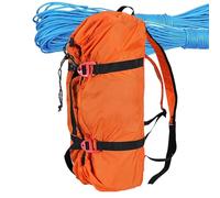 shjxi Rope Bag, Rock Climbing Bucket, Mountaineering Gear Organizer, Foldable Storage, Heavy-Duty Waterproof Fabric, 22L, Hiking, Arborist, Camping Adventure Use