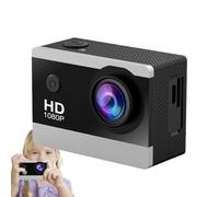shjxi Waterproof Action Camera, Wide Angle Sports Camera, 1080p Outdoor Video Camera, Hd Waterproof Action Camera, Underwater Sports Video Camera, Driving Recording Action Camera for Outdoor