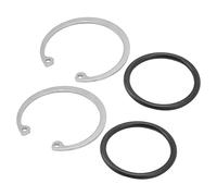 Shkalacar Accessorio di Ricambio Valvola di Sfiato C Clip e Anello O per HKS Flangia Adattatore Valvola di Sfiato Adattatore Flangia BOV C Clip e O Ring Kit
