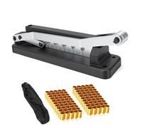 Shkalacar Attrezzo per Crimpare Tubi Resistenti con 5 Matrici e 100 Puntali per Kit di Riparazione Tubi Aria in Gomma PVC da 1/4 5/16 3/8