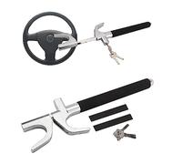 Shkalacar Bloccasterzo per Auto, Antifurto Auto Bloccasterzo con 3 Chiavi e Funzione Martello di Sicurezza Adatto a Tutti i Tipi di Auto