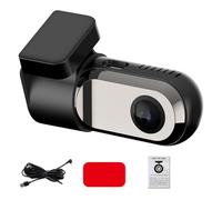 Shkalacar Dash Cam Auto, Telecamera da cruscotto USB Rotazione di 360 Gradi dashcam Auto con Sistema assistito ADAS Supporto grandangolare da 140° Visione Notturna Registrazione in Loop