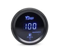 Shkalacar Indicatore Livello Carburante, Display Digitale da 2 Pollici, Universale 52MM, 240-33 Ohm, LED Blu/LED Rosso, 12V