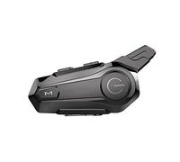 Shkalacar Interfono Moto Auricolare BT per Casco Integrale Impermeabile Sistema di Comunicazione Universale per ATV Dirt Bici Motociclo