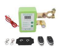 Shkalacar Interruttore Intelligente di Disconnessione della Batteria, Display Digitale 12V/24V con Telecomando Manuale, per Auto, SUV, Monovolume, Veicoli Elettrici e Veicoli a Nu (Verde)