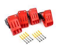 Shkalacar Morsetti per Lavaggio per Tappetini Auto, 4PCS Supporto per Pedana per Impieghi Gravosi Clip di Fissaggio a Parete Multiuso per Lavaggio Auto