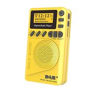 Shkalacar Pocket DAB Digital Radio Mini DAB + Radio digitale con lettore MP3 Radio FM Display LCD