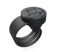 Shkalacar Pulsante multimediale Telecomando per musica e chiamate, Pulsante multimediale BT impermeabile IPX67 per auto, bici, moto, compatibile con iPhone Samsung Galaxy Qualsiasi dispositivo Android