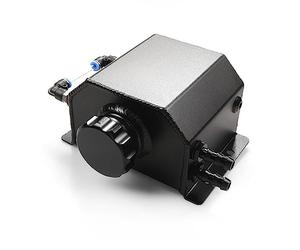 Shkalacar Serbatoio del radiatore del Liquido di Raffreddamento per Auto in Alluminio da 2 Litri Serbatoi di sfiato dell'olio universali con Tappo di Scarico