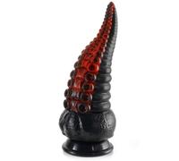 Shkanla Dildo realistico con punto G a forma di tentacolo da 22 cm, dragone butt plug in silicone, grande dildo spesso con forte ventosa, giocattolo sessuale anale per adulti per donne, uomini e gay