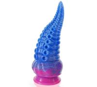 Shkanla Dildo Realistico Tentacolo, 22cm Grande Dildo Mostruoso con Ventosa Potente, Enorme Spesso Dildos Fantasia Silicone, Polpo Plug Anale Massaggiatore Prostatico Giocattoli Sessuali per Donne