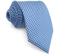 Shlax&Wing Cravatta da uomo Blu Puntini Attività commerciale Seta Suit per uomo