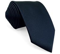 shlax&wing Uomo Cravatte Solid Blu Navy cravatte di seta per la seta Navy