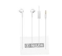 SHLOK Auricolari per Samsung M51 A12 A30 A40 A70 A11 A21 A31 A41 A13 A14 con panno per la pulizia dello schermo EHS61ASFWE