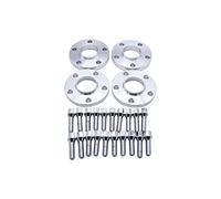 SHLPDFM Set di 4 distanziali da 15 mm e 20 mm, diametro 66,5, 5 x 112 mm, con 20 viti per ruota M14 x 1,5