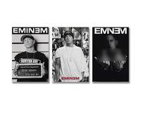 Shmaicheho 3 poster vintage su tela di Eminem, 20 x 30 cm, decorazione per la stanza, stampa decorativa per la stanza, 3 pezzi, stile 2