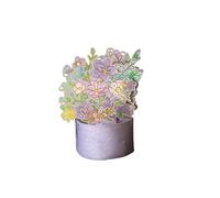 SHMEKUN Biglietto d'auguri Floreale 6pc Mini3D Stereo Flower Glewing Biglietto di Invito Cartolina Fatta A Mano-Come Un Sogno (6pc)