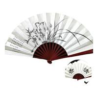 SHMEKUN Ventaglio Pieghevole da 46 cm Uomo E Donne in Stile Antico da 10 Pollici FILGING Fan Hanfu PROPPEGINE PROPPLICE-Sku-21