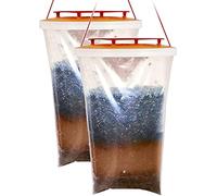 SHMIZZ Trappola per Mosche, 2 Pezzi Trappola per Antimosche Trappole Mosche da Appendere All'Aperto di Grande capacità Trappola Mosche Giardino per Cucin, Giardino, Casa (3pcs)