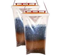 SHMIZZ Trappola per Mosche, Trappola per Antimosche Trappole Mosche da Appendere All'Aperto di Grande capacità Trappola Mosche Giardino per Cucin, Giardino, Casa (2 Pezzi)