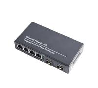 SHMKBDPF 1 convertitore multimediale Gigabit SFP da 2 SFP a 4 transceiver RJ45, switch in fibra ottica 10/100/1000M
