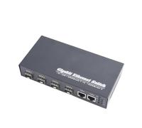SHMKBDPF 1 convertitore multimediale Gigabit SFP da 4 SFP a 2 ricetrasmettitori RJ45, switch in fibra ottica 10/100/1000M