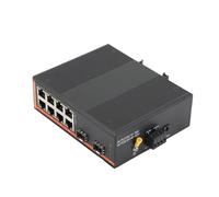 SHMKBDPF Convertitore multimediale industriale Gigabit SFP da 1 pezzo, 2 SFP a 2/4/8 RJ45, switch in fibra ottica(2 SFP to 8 RJ45)