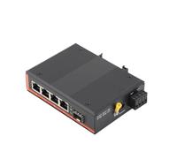 SHMKBDPF Convertitore multimediale industriale Gigabit SFP da 1 SFP a 4 RJ45 10/100/1000M 550M/2KM/3KM