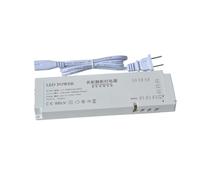 SHMKBDPF Luce a LED for Armadio Guardaroba, induzione, Ultrasottile, con trasformatore, Ingresso DC12V, AC100-240V(24V150W-10 interfaces)