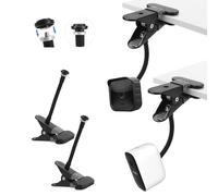 SHMSHNG 2 pezzi supporto flessibile per fotocamera a 360° regolabile in metallo per fotocamera interna esterna per lampeggiatore, Eufy eufyCam 3, 3C, 2, 2C, 2C Pro, Wyze Cam Pan, Arlo Ultra 2