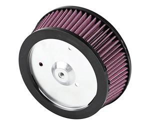 SHMTOOL Elemento filtrante del pulitore dell'aria Red Big Sucker Stage 1 per Harley Dyna 1999-2017 Softail 2000-2015 & Touring Road King Electra Glide 1999-2007