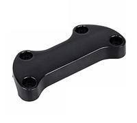 SHMTOOL Nero 1" Manubrio Riser Top Clamp Cover per Harley Softail Dyna Sportster XL & FX FXR modelli 1974-2015