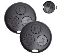 ShnminEU 2 Pezzi guscio chiave compatibile con smart ForTwo 450 Roadster