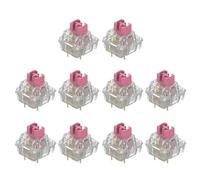 Shntig 10 Silents Bianco bluastro V2V3 interruttori per tastiere meccaniche 3 Pin lubrificati lineari Silents