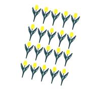Shntig 20 pratici tulipani colorati per recinti e prati, perfetti per il bordo del giardino e il design del paesaggio, multiuso