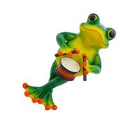 Shntig Belle statuette di rane per giardini all'aperto decorazioni artistiche in metallo antiruggine per la festa della mamma o la famiglia cortile per famiglie cortile arte rane