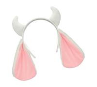 Shntig Comodo cerchietto con corna in peluche per bambini e adulti, per feste e incontri divertenti, per feste a tema per celebrazioni