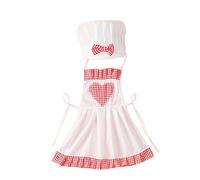 Shntig Costume fotografico Cappello da cuoco e grembiule Vestito Accessori per Abiti per servizio fotografico Abbigliamento delicato sulla pelle Set grembiule e cappello da bambino Costume da cuoco